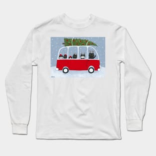 Bringing Home The Tree Long Sleeve T-Shirt